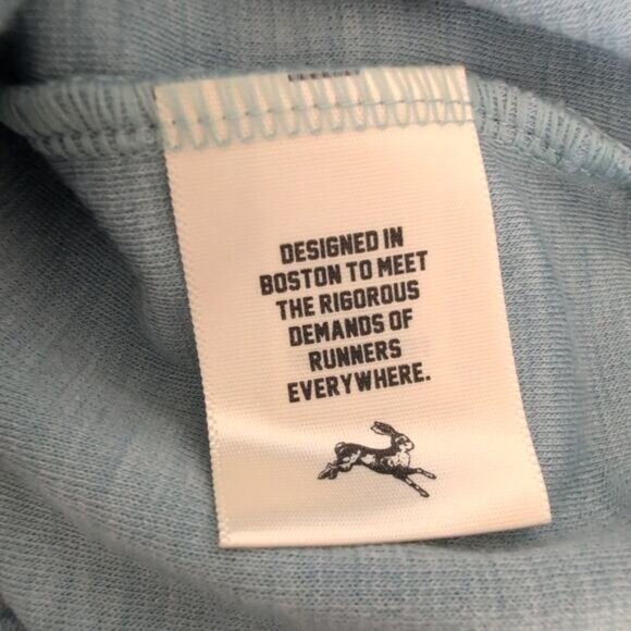 Tracksmith New England Run Merino Wool Quarter Zip Long Sleeve Running Blue XS - Picture 5 of 8